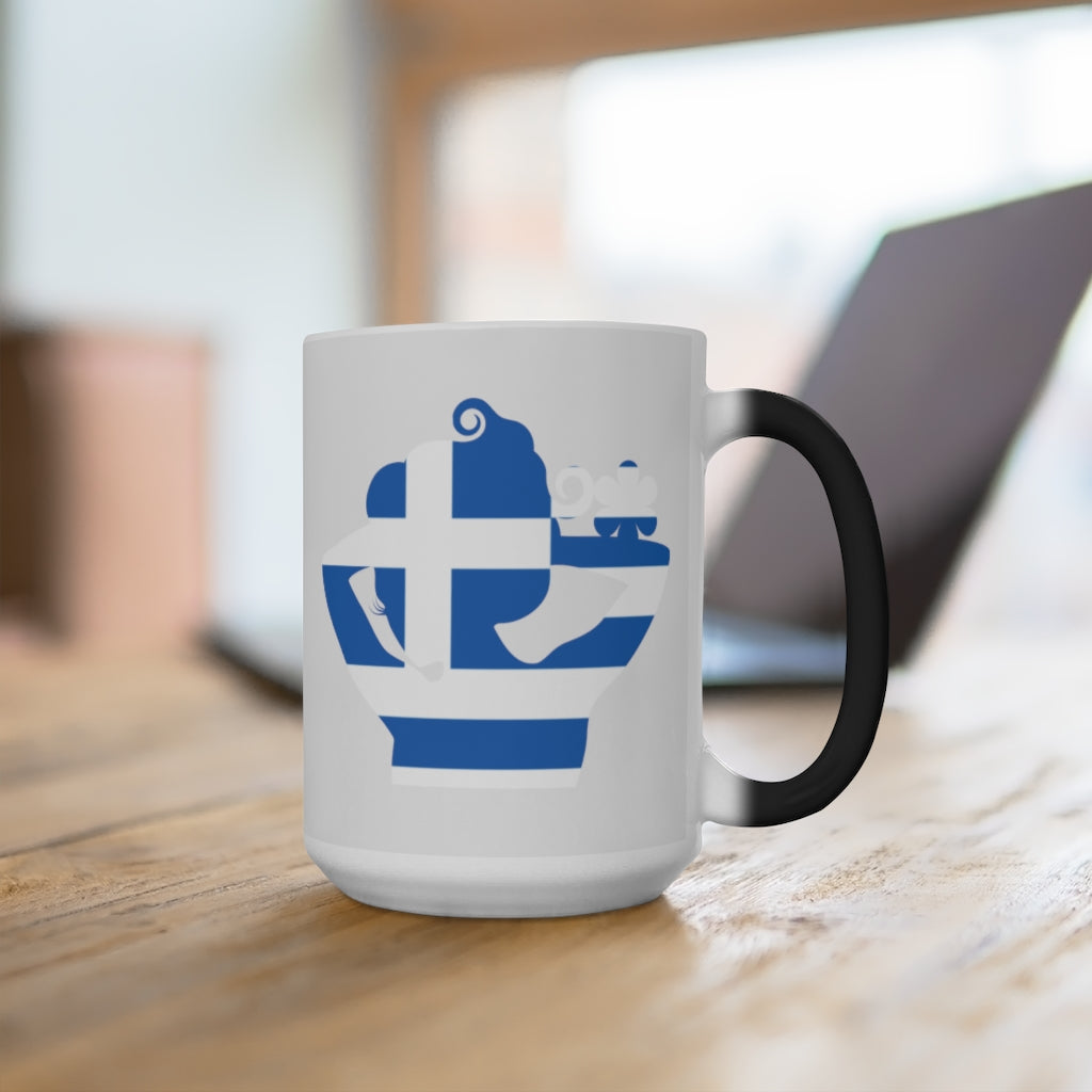 Greece Lady Color Changing Mug