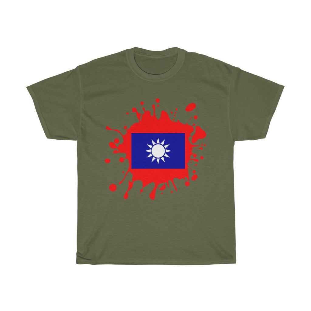 Republic of China (Taiwan) Splat Flag Standard Tee - Unisex