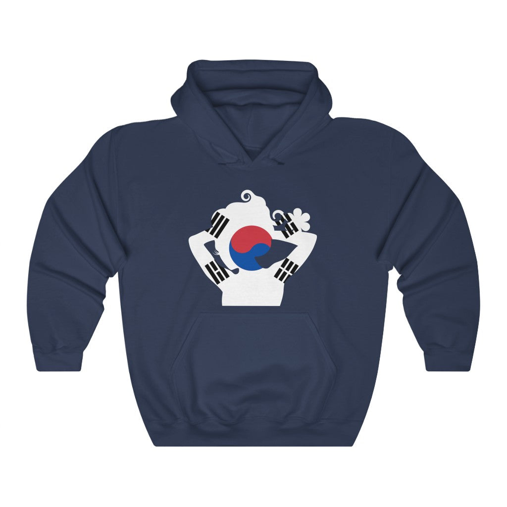 South Korea Lady Flag Hoodie Sweatshirt - Unisex
