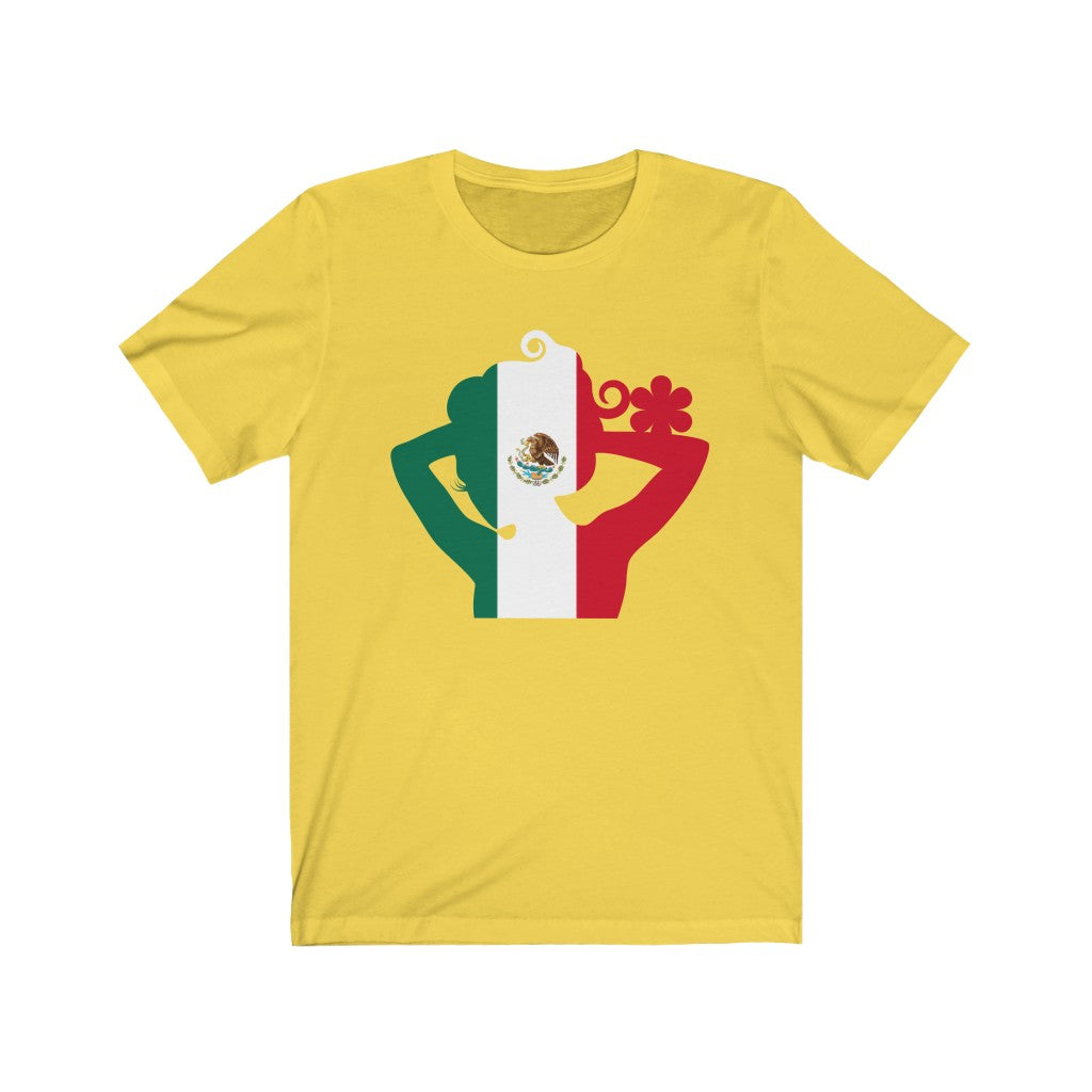Mexico Lady Flag Premium Tee - Unisex