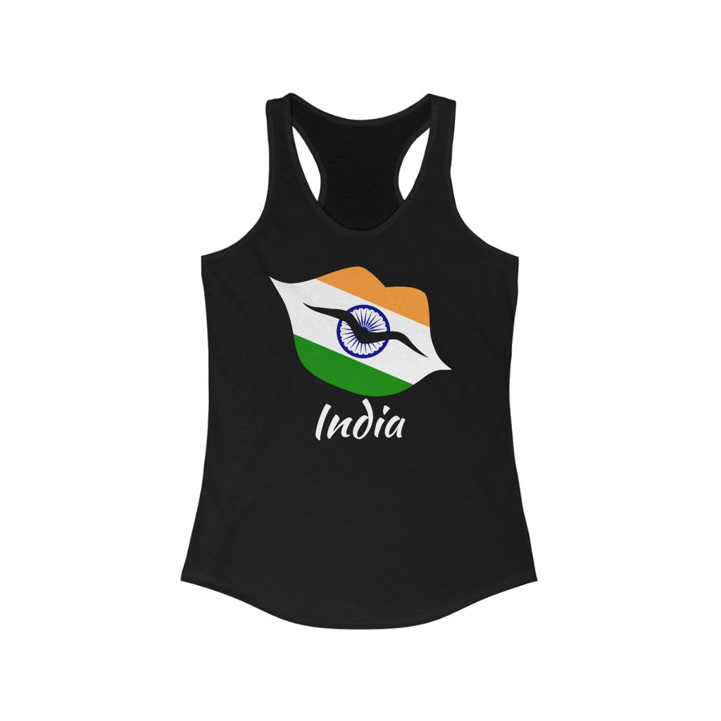 India Lips Flag Tank 2 - Women