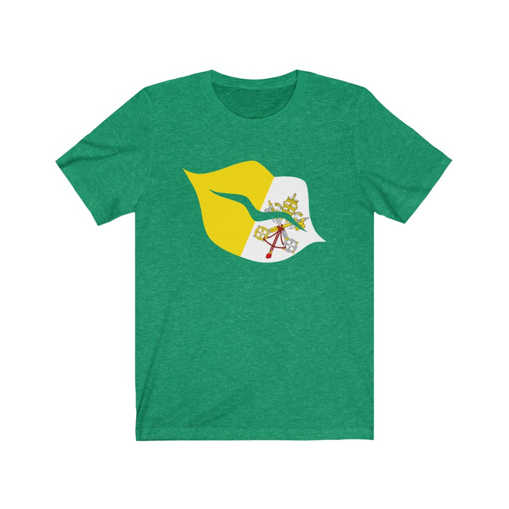 Holy See Lips Flag Premium Tee - Unisex