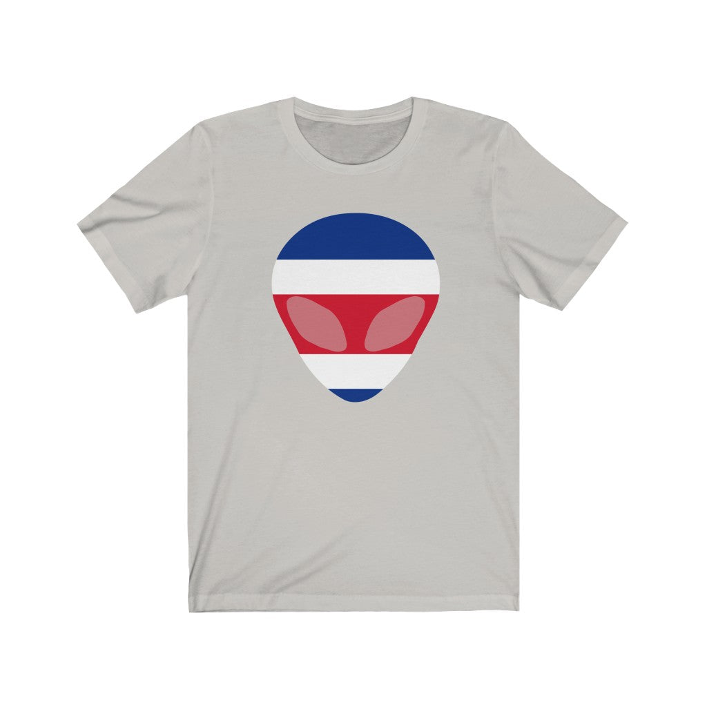 Costa Rica Alien Flag Premium Tee - Unisex