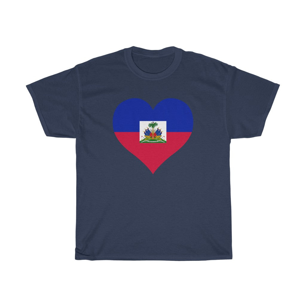 Haiti Heart Flag Standard Tee - Unisex