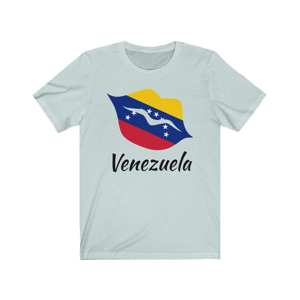 Venezuela Lips Flag Premium Tee 1 - Unisex