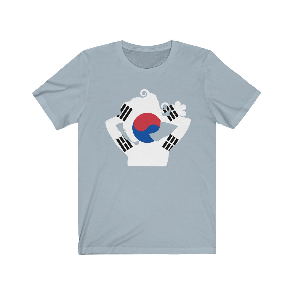 South Korea Lady Flag Premium Tee - Unisex