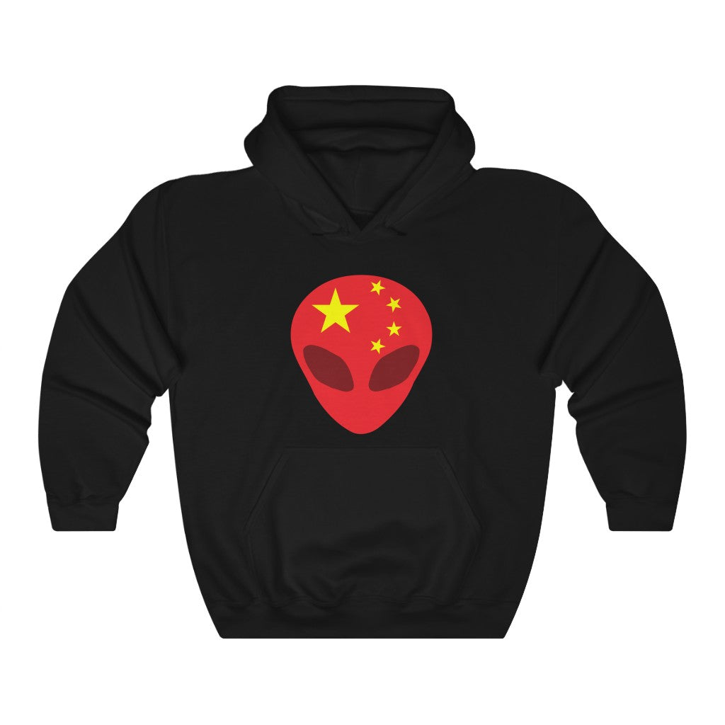 China Alien Flag Hoodie Sweatshirt - Unisex