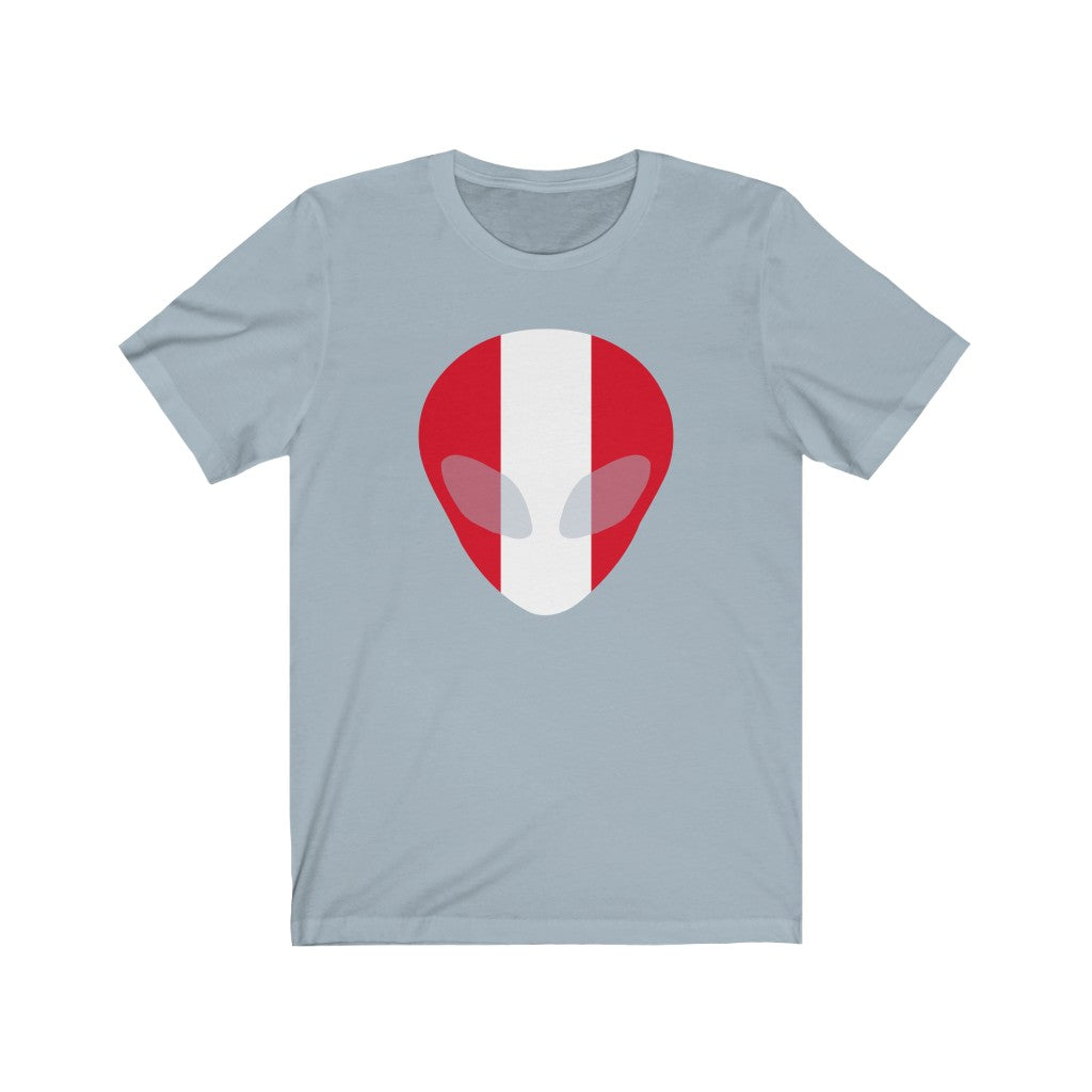 Peru Alien Flag Premium Tee - Unisex