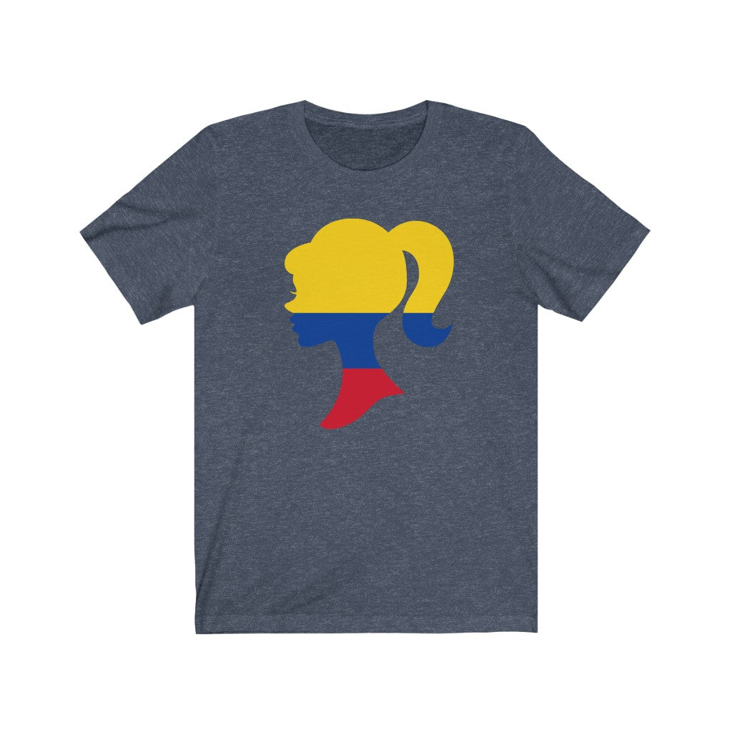 Colombia Girl Flag Premium Tee - Unisex