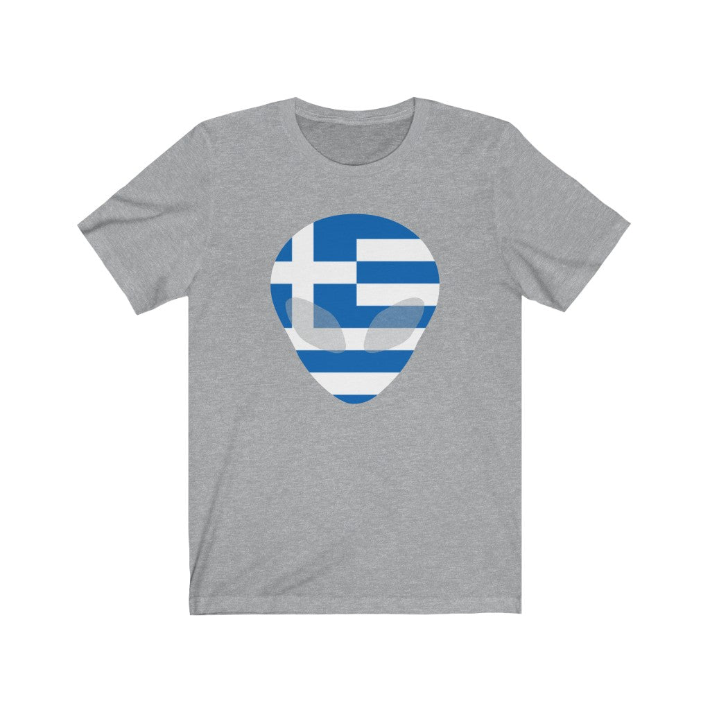 Greece Alien Flag Premium Tee - Unisex