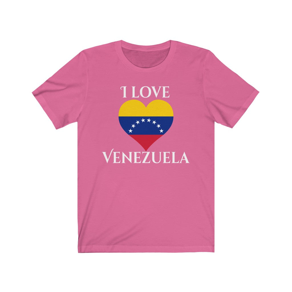 Venezuela Heart Flag Premium Tee 2 - Unisex