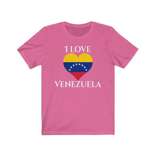 Venezuela Heart Flag Premium Tee 2 - Unisex