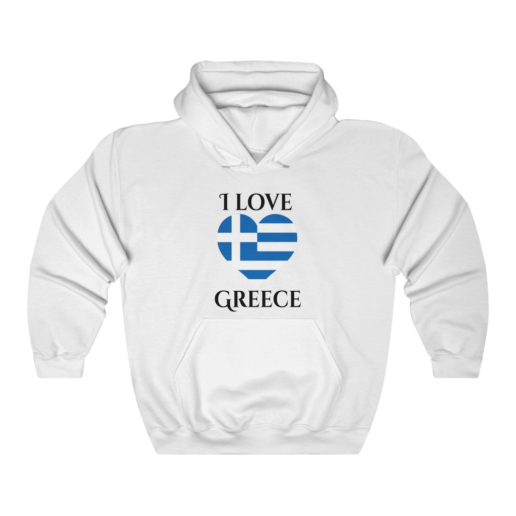 Greece Heart Flag Hoodie Sweatshirt 1 - Unisex