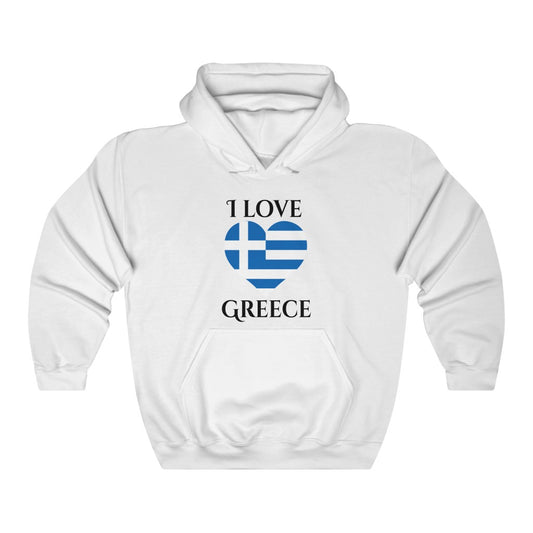 Greece Heart Flag Hoodie Sweatshirt 1 - Unisex