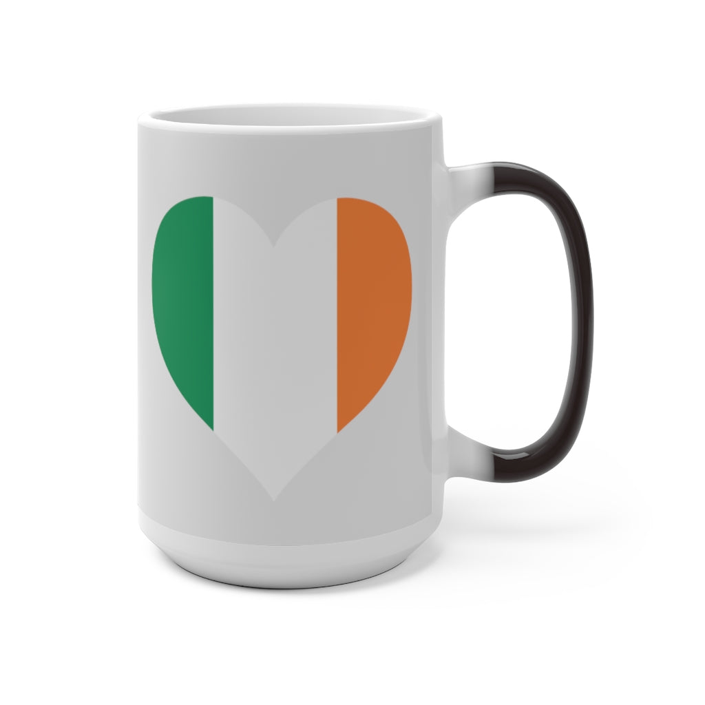 Ireland Heart Color Changing Mug