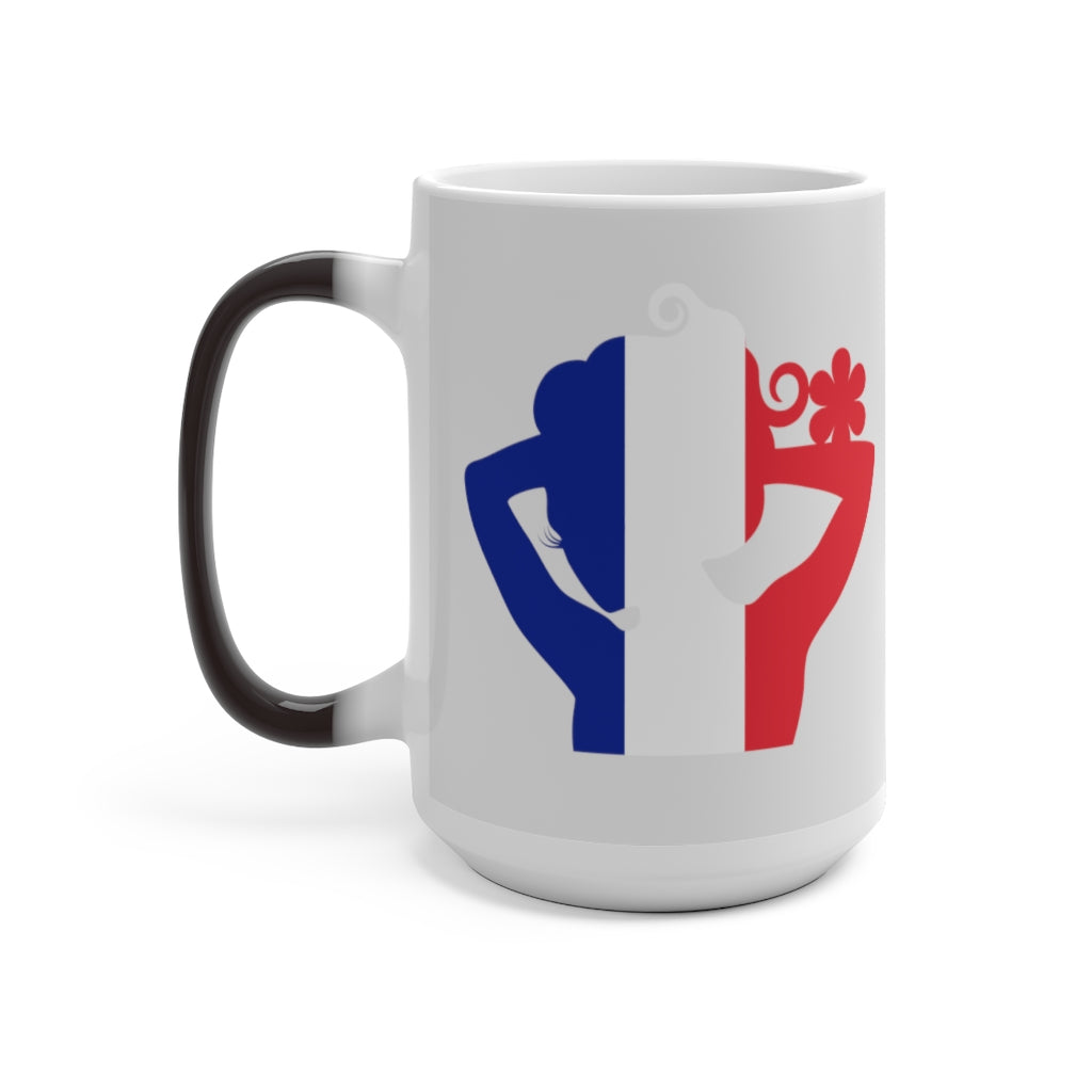 France Lady Color Changing Mug