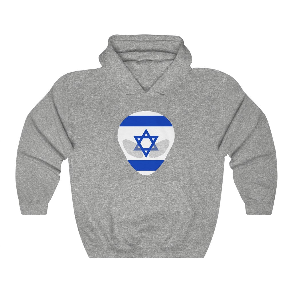 Israel Alien Flag Hoodie Sweatshirt - Unisex