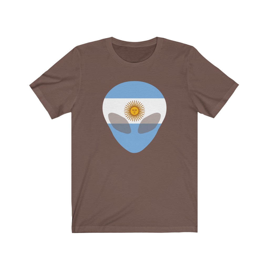 Argentina Alien Flag Premium Tee - Unisex