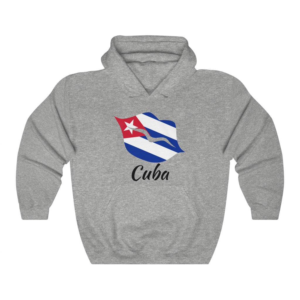 Cuba Lips Flag Hoodie Sweatshirt 1 - Unisex
