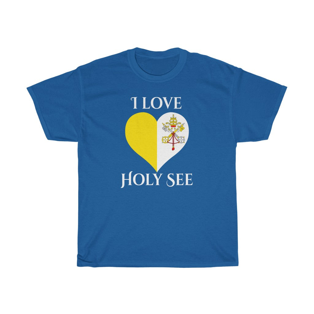 Holy See Heart Flag Standard Tee 2 - Unisex