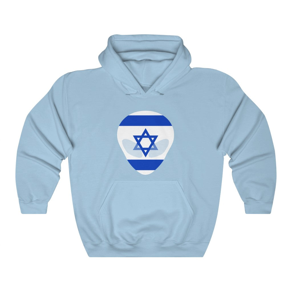 Israel Alien Flag Hoodie Sweatshirt - Unisex