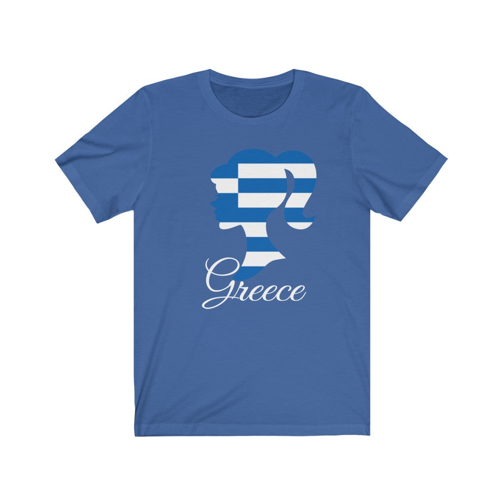 Greece Girl Flag Premium Tee 2 - Unisex
