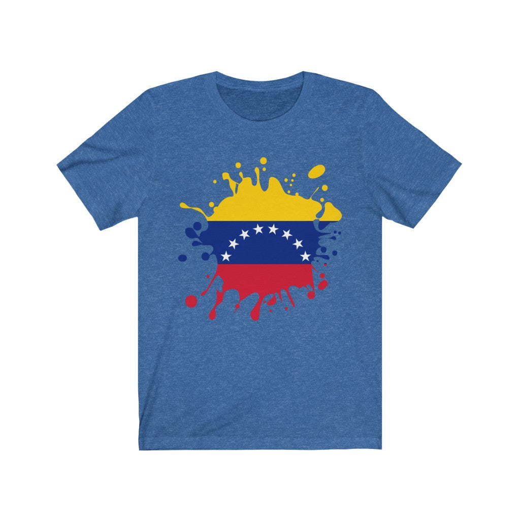 Venezuela Splat Flag Premium Tee - Unisex