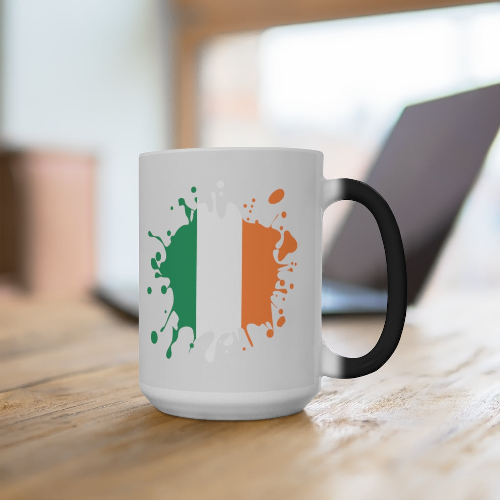 Ireland Splat Color Changing Mug