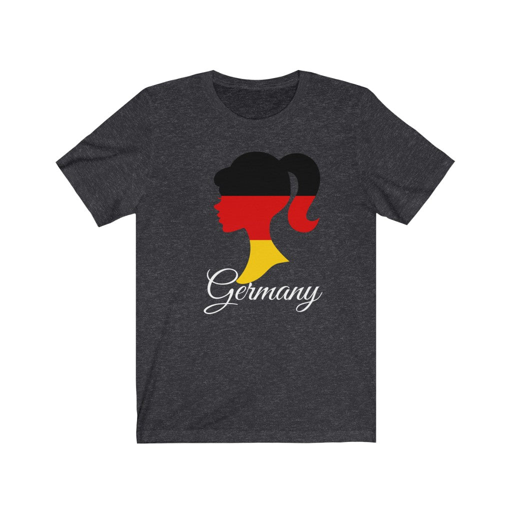 Germany Girl Flag Premium Tee 2 - Unisex