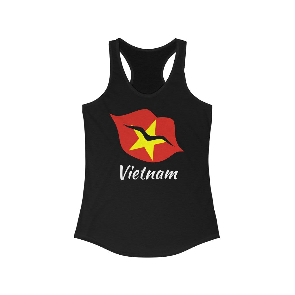 Vietnam Lips Flag Tank 2 - Women