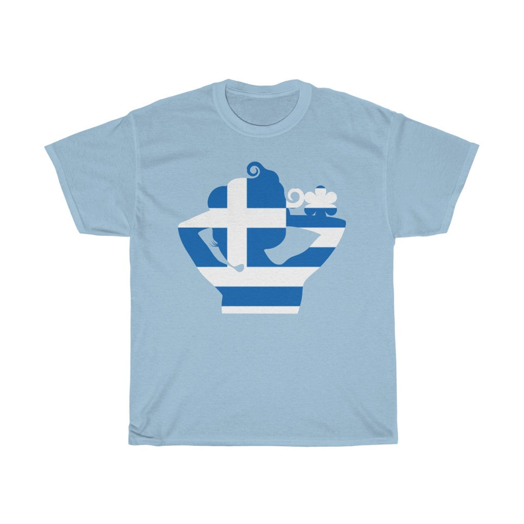 Greece Lady Flag Standard Tee - Unisex