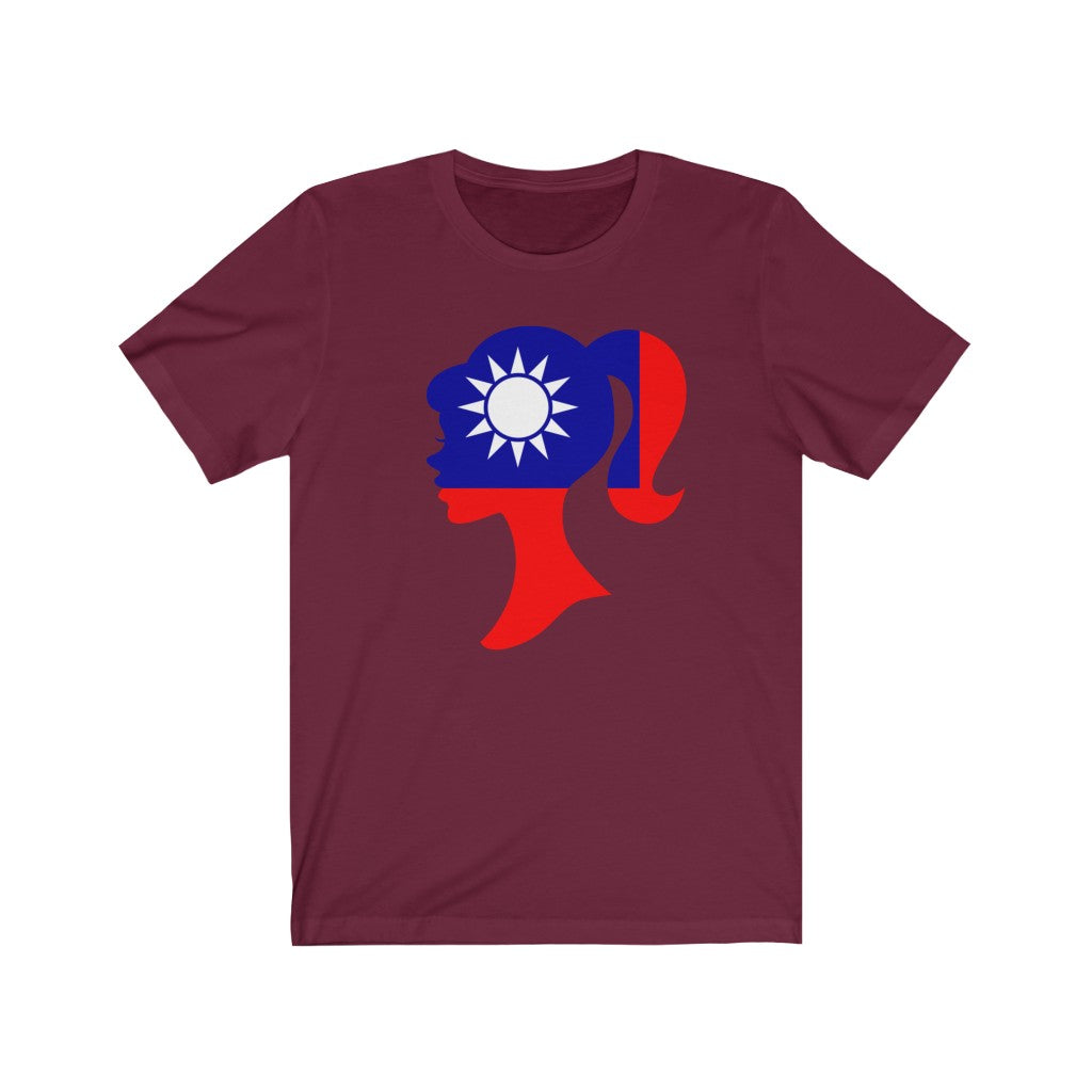 Republic of China - Taiwan Girl Flag Premium Tee - Unisex