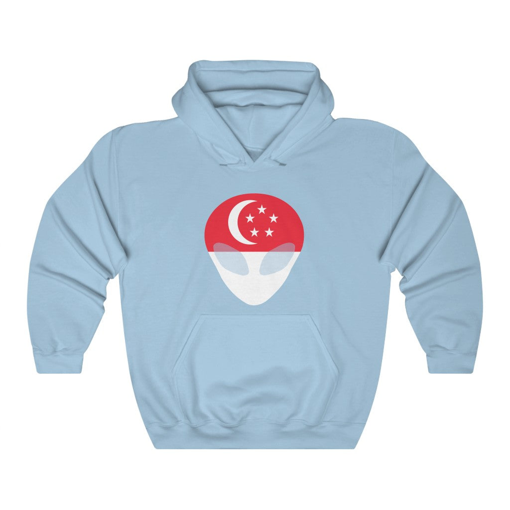 Singapore Alien Flag Hoodie Sweatshirt - Unisex