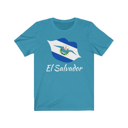 El Salvador Lips Flag Premium Tee 2 - Unisex
