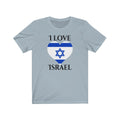Israel Heart Flag Premium Tee 1 - Unisex