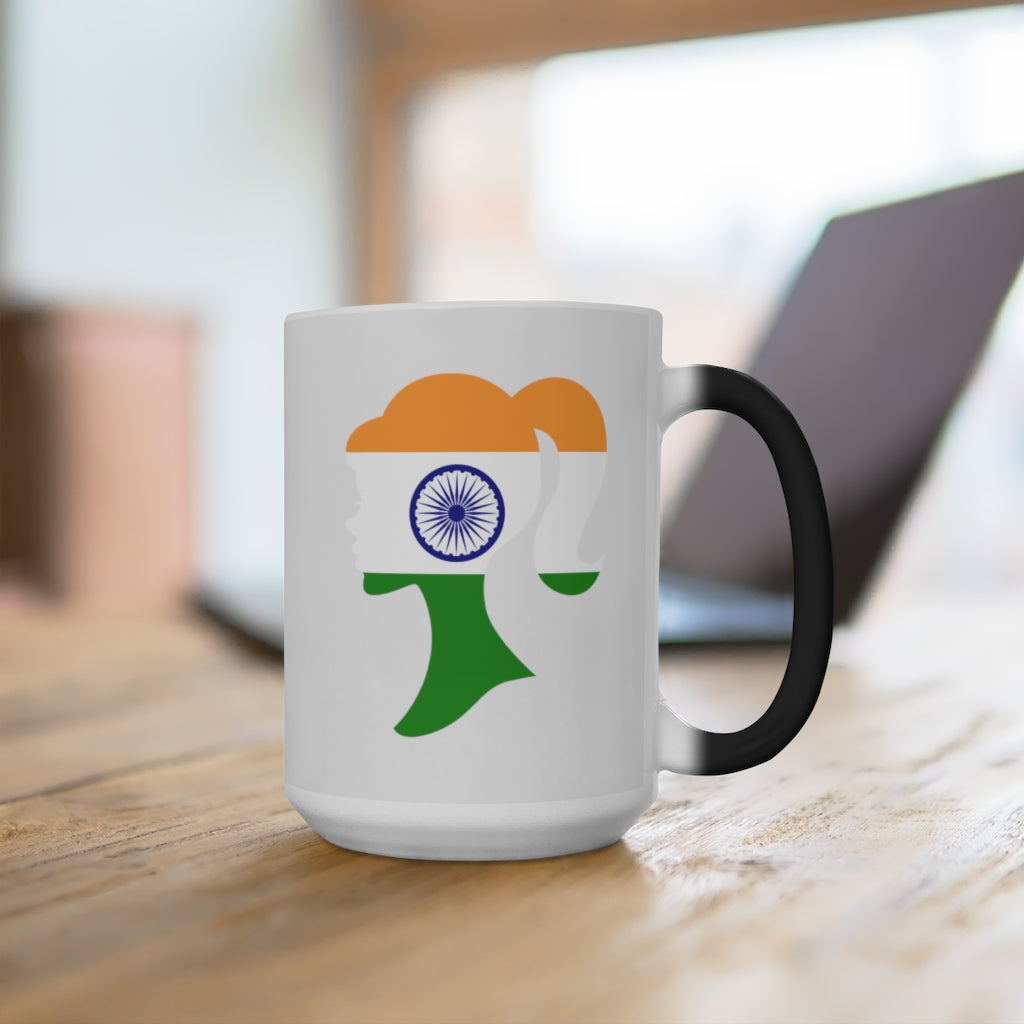 India Girl Color Changing Mug