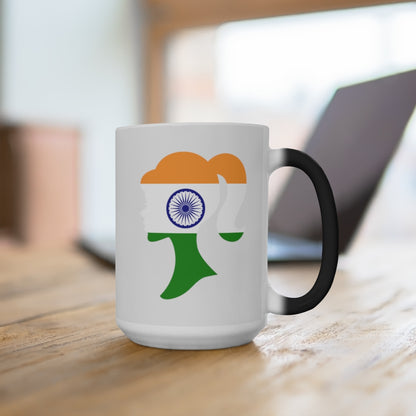 India Girl Color Changing Mug