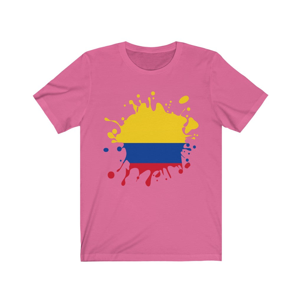 Colombia Splat Flag Premium Tee - Unisex