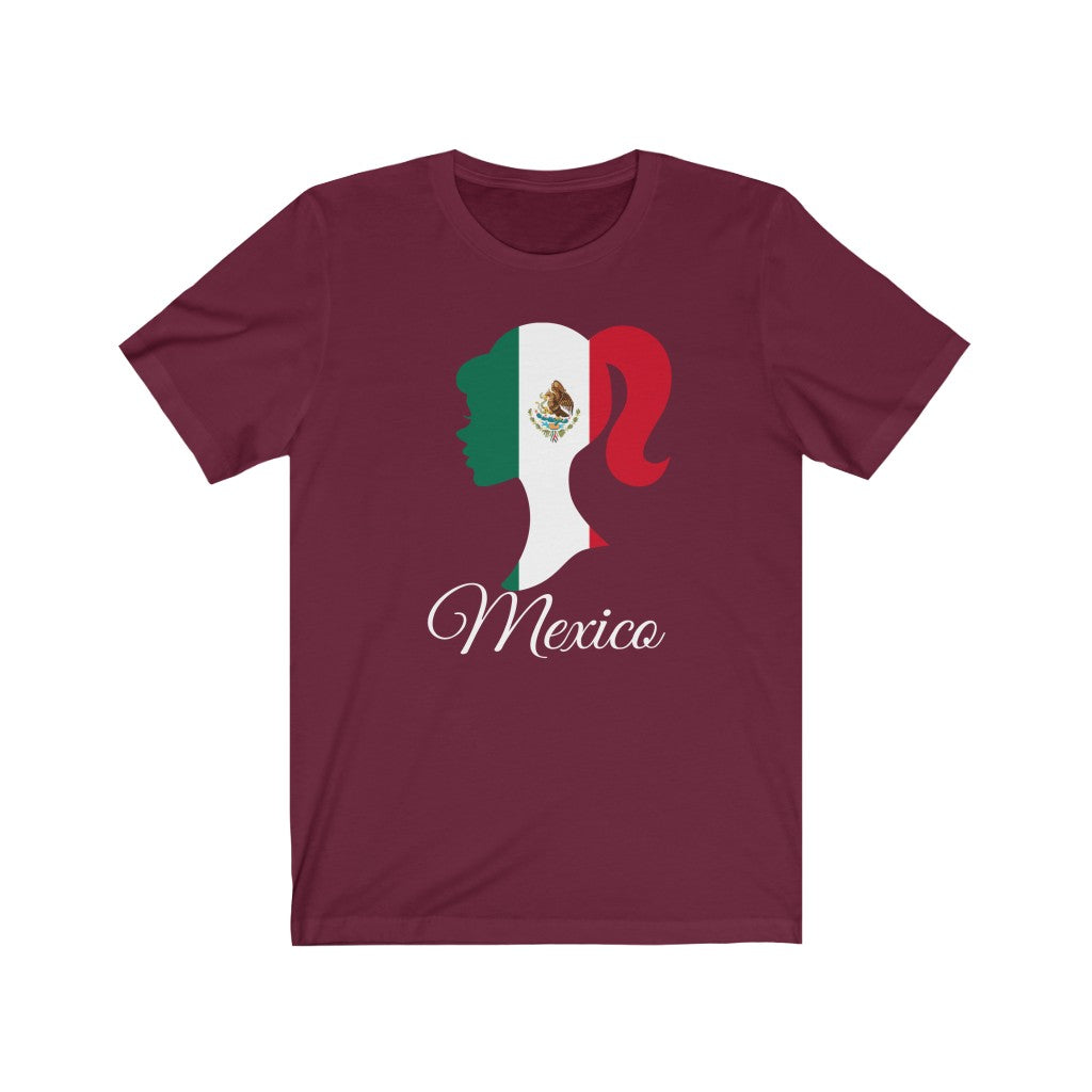 Mexico Girl Flag Premium Tee 2 - Unisex