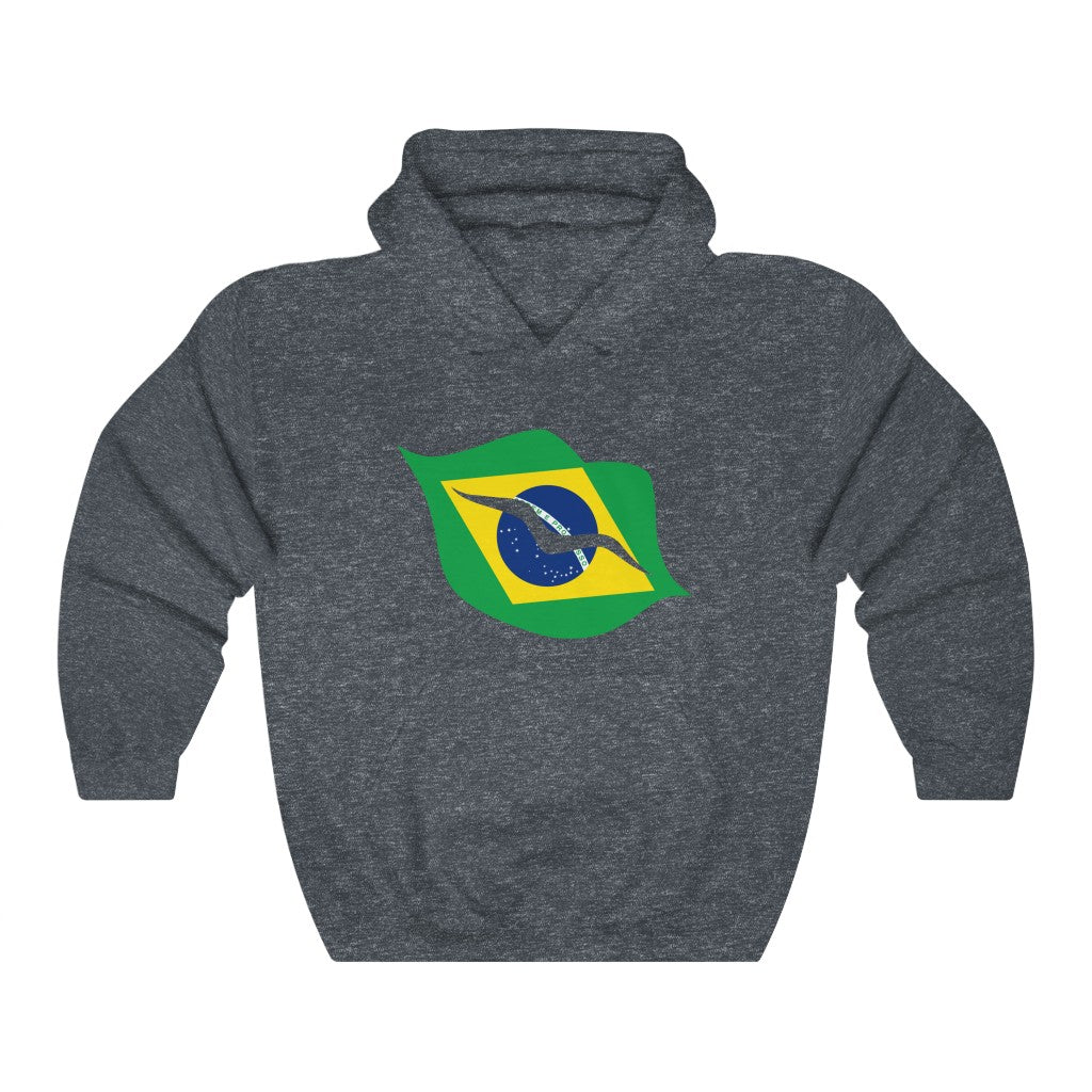 Brazil Lips Flag Hoodie Sweatshirt - Unisex