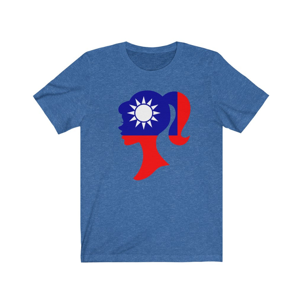 Republic of China - Taiwan Girl Flag Premium Tee - Unisex