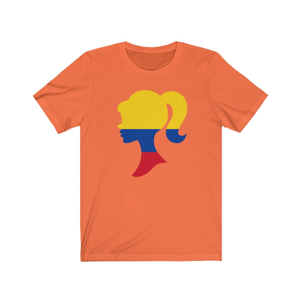 Colombia Girl Flag Premium Tee - Unisex