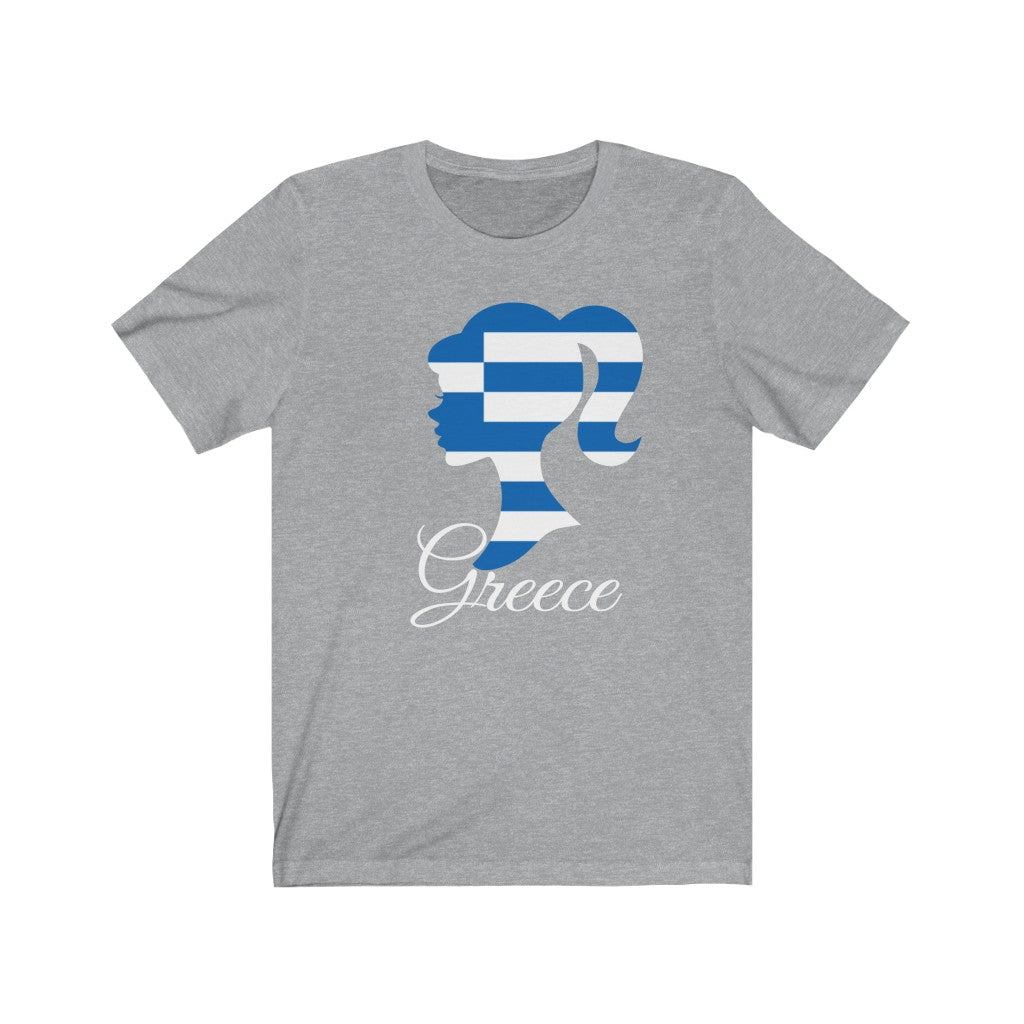 Greece Girl Flag Premium Tee 2 - Unisex