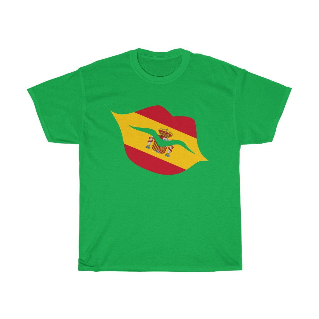 Spain Lips Flag Standard Tee - Unisex