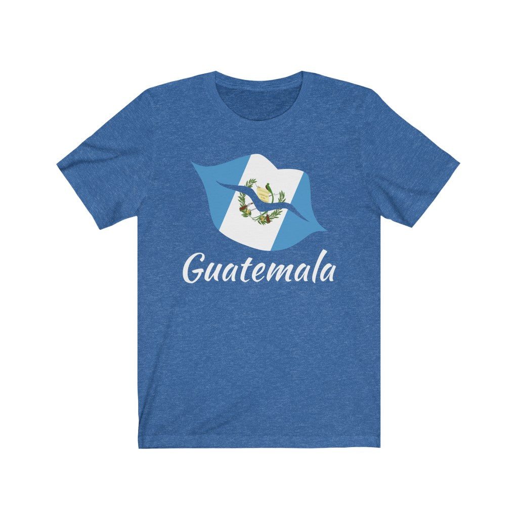 Guatemala Lips Flag Premium Tee 2 - Unisex