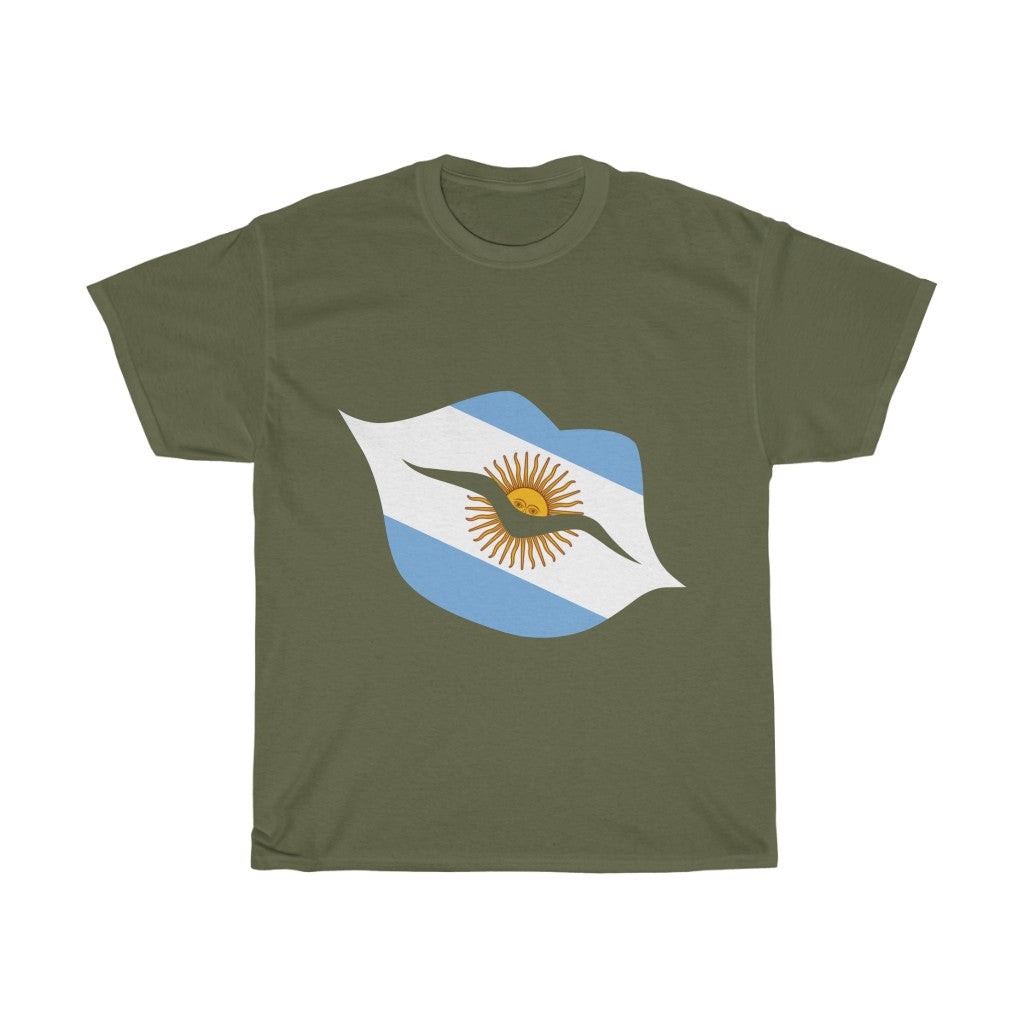 Argentina Lips Flag Standard Tee - Unisex