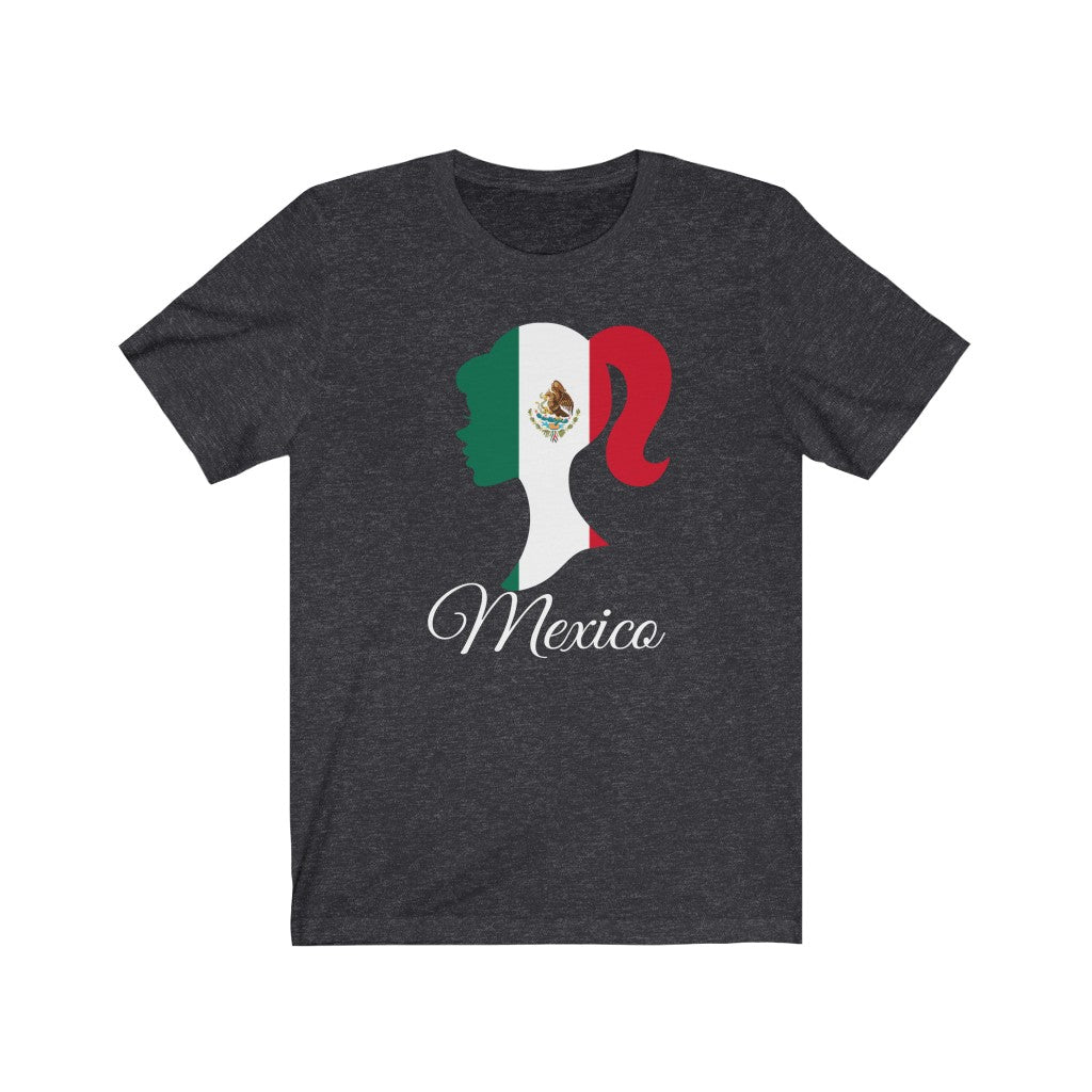 Mexico Girl Flag Premium Tee 2 - Unisex