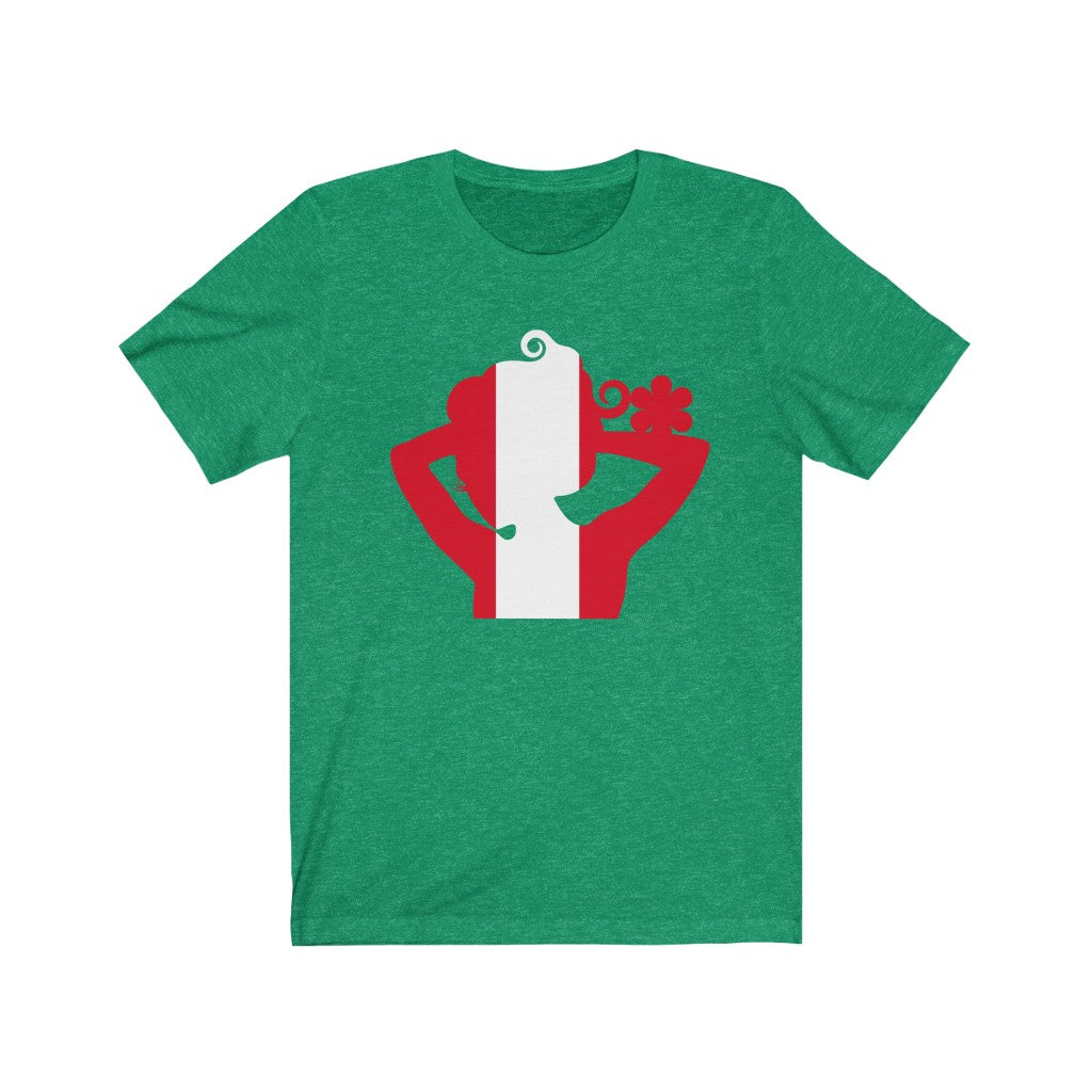 Peru Lady Flag Premium Tee - Unisex
