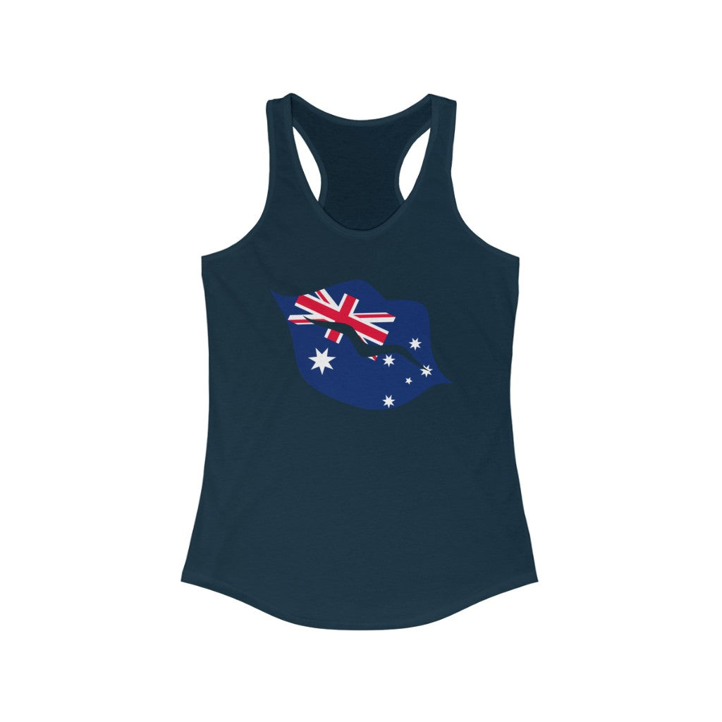 Australia Lips Flag Tank - Women
