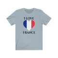 France Heart Flag Premium Tee 1 - Unisex